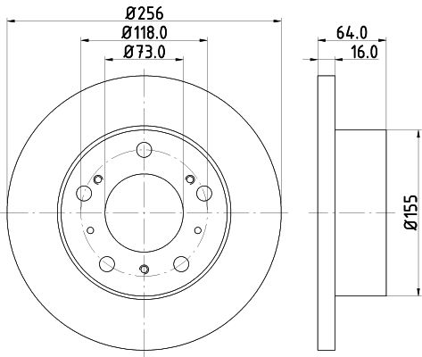 HELLA PAGID Piduriketas 8DD 355 101-121